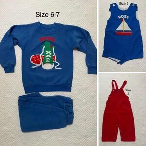 3 outfits vintage 1990’s Embroidered Ross clothing Lot #C-008